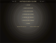 Tablet Screenshot of antiquebox.org